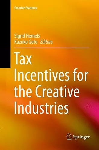 Tax Incentives for the Creative Industries cover