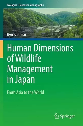 Human Dimensions of Wildlife Management in Japan cover