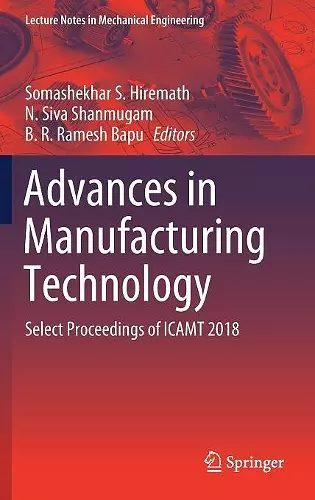 Advances in Manufacturing Technology cover