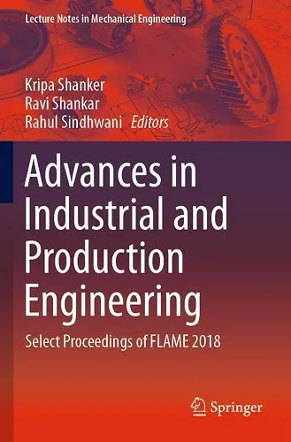 Advances in Industrial and Production Engineering cover