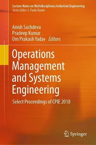 Operations Management and Systems Engineering cover