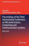 Proceedings of the Third International Conference on Microelectronics, Computing and Communication Systems cover