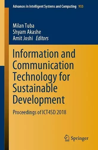 Information and Communication Technology for Sustainable Development cover