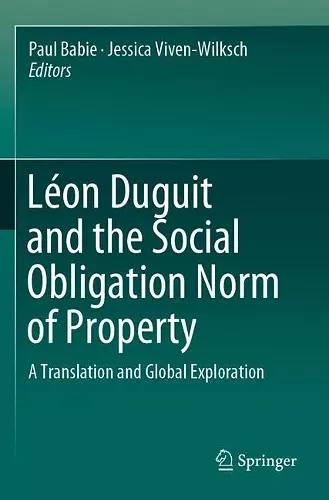 Léon Duguit and the Social Obligation Norm of Property cover