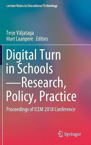 Digital Turn in Schools—Research, Policy, Practice cover