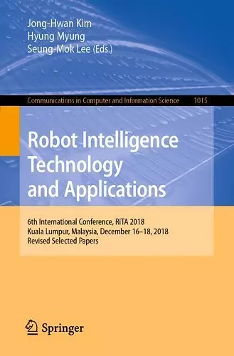 Robot Intelligence Technology and Applications cover