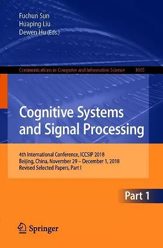 Cognitive Systems and Signal Processing cover