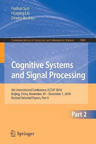 Cognitive Systems and Signal Processing cover