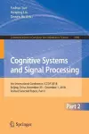 Cognitive Systems and Signal Processing cover