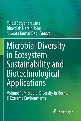 Microbial Diversity in Ecosystem Sustainability and Biotechnological Applications cover