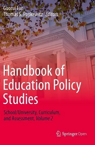 Handbook of Education Policy Studies cover