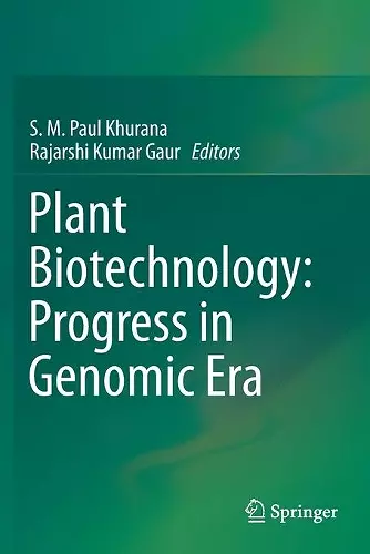 Plant Biotechnology:  Progress in Genomic Era cover