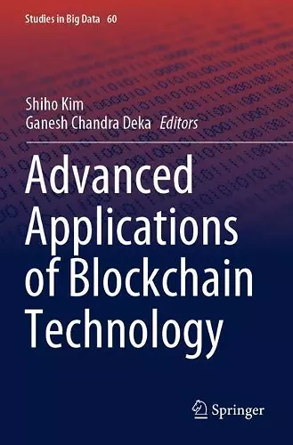 Advanced Applications of Blockchain Technology cover