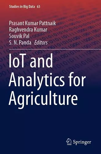 IoT and Analytics for Agriculture cover