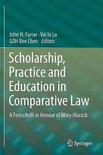 Scholarship, Practice and Education in Comparative Law cover