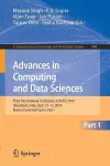 Advances in Computing and Data Sciences cover