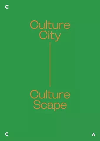 Culture City. Culture Scape. cover