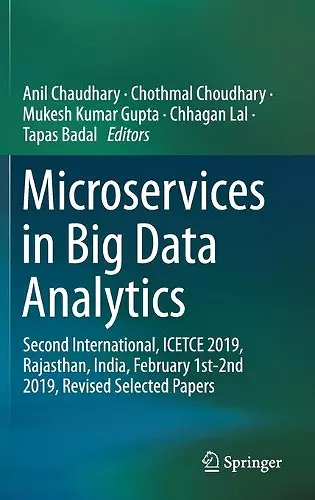 Microservices in Big Data Analytics cover