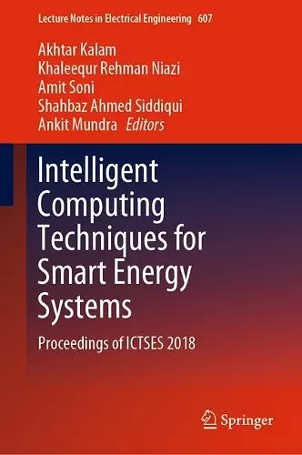 Intelligent Computing Techniques for Smart Energy Systems cover