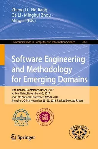 Software Engineering and Methodology for Emerging Domains cover