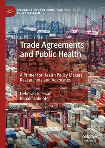 Trade Agreements and Public Health cover