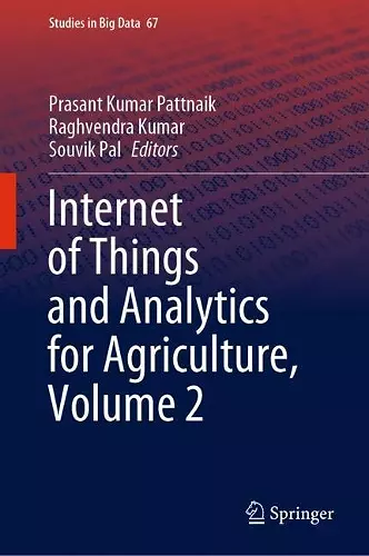 Internet of Things and Analytics for Agriculture, Volume 2 cover