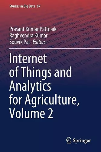 Internet of Things and Analytics for Agriculture, Volume 2 cover