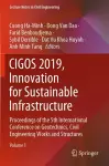 CIGOS 2019, Innovation for Sustainable Infrastructure cover