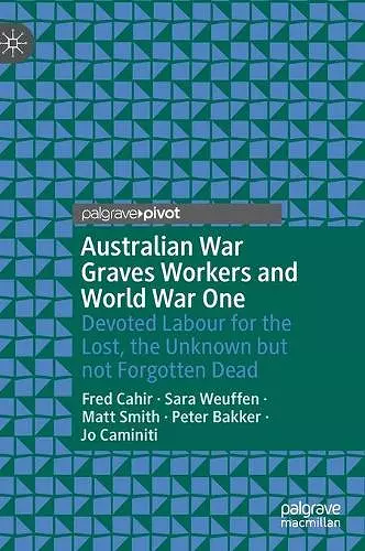 Australian War Graves Workers and World War One cover