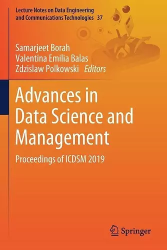 Advances in Data Science and Management cover