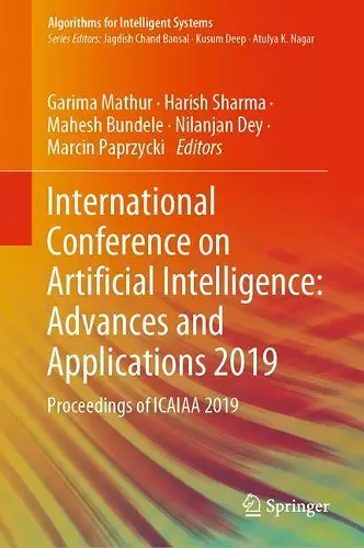 International Conference on Artificial Intelligence: Advances and Applications 2019 cover