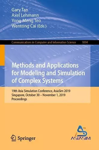 Methods and Applications for Modeling and Simulation of Complex Systems cover