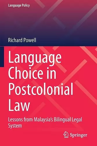 Language Choice in Postcolonial Law cover