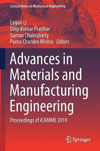 Advances in Materials and Manufacturing Engineering cover