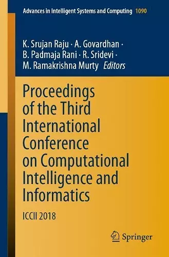 Proceedings of the Third International Conference on Computational Intelligence and Informatics cover