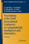Proceedings of the Third International Conference on Computational Intelligence and Informatics cover