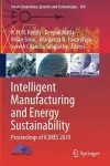 Intelligent Manufacturing and Energy Sustainability cover