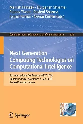 Next Generation Computing Technologies on Computational Intelligence cover