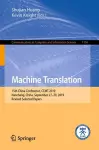 Machine Translation cover