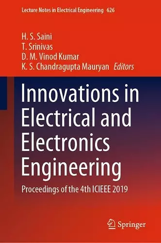Innovations in Electrical and Electronics Engineering cover