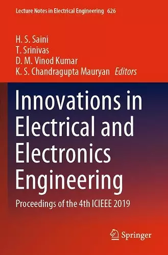 Innovations in Electrical and Electronics Engineering cover