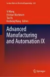 Advanced Manufacturing and Automation IX cover