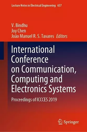 International Conference on Communication, Computing and Electronics Systems cover