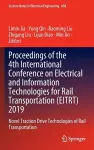 Proceedings of the 4th International Conference on Electrical and Information Technologies for Rail Transportation (EITRT) 2019 cover