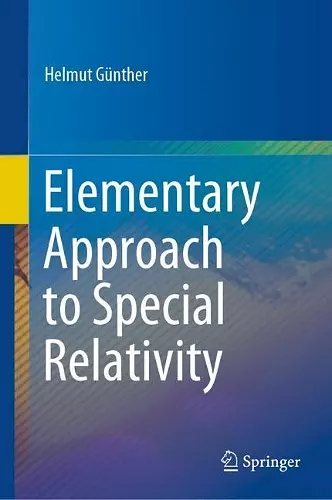 Elementary Approach to Special Relativity cover