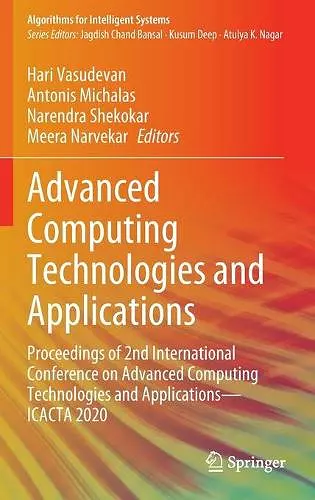 Advanced Computing Technologies and Applications cover