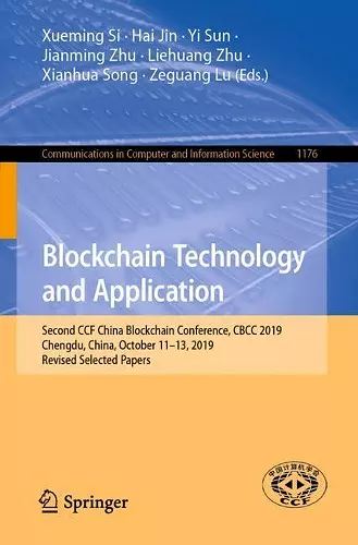 Blockchain Technology and Application cover