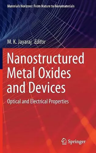 Nanostructured Metal Oxides and Devices cover