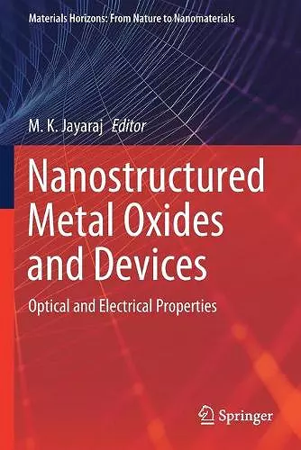 Nanostructured Metal Oxides and Devices cover