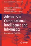 Advances in Computational Intelligence and Informatics cover